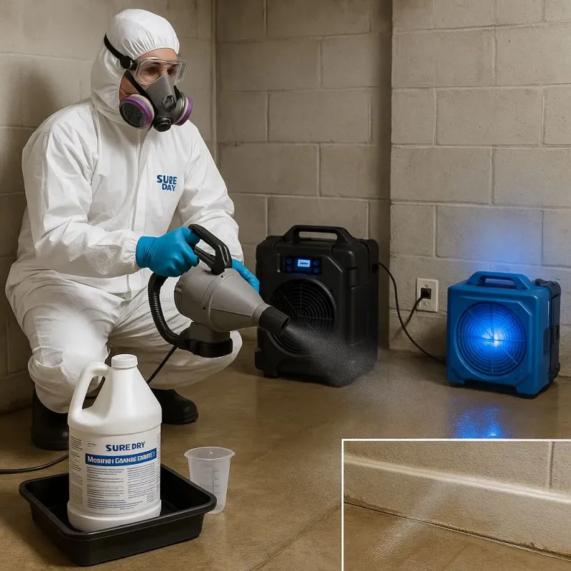 Sanitization and Odor Removal process in Grand Blanc, MI