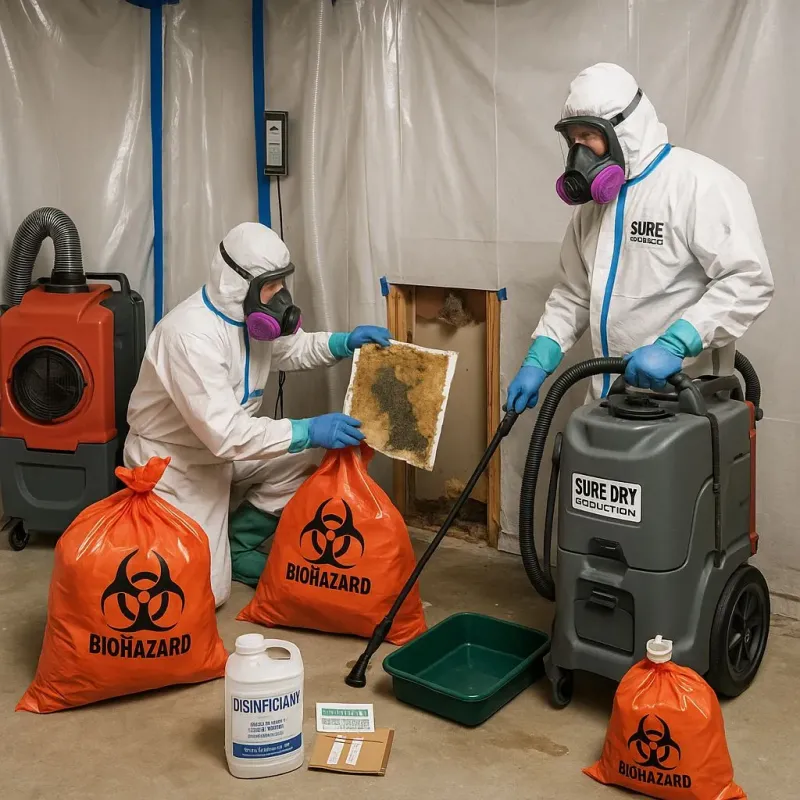 Contaminated Water Handling Protocols process in Grand Blanc, MI